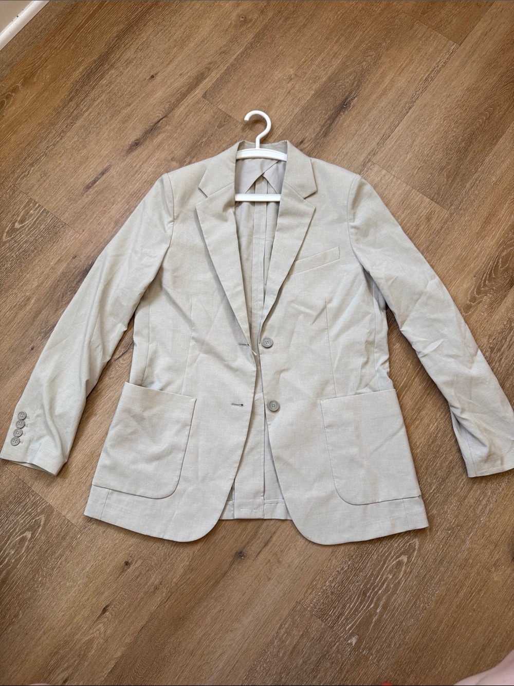 UNIQLO Women’s AirSense Relaxed Blazer – Beige – Size S